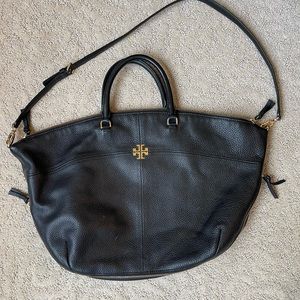 Literally like new black Tory Burch hobo bag